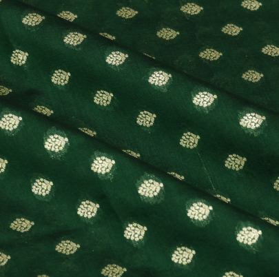 Banarasi Chiniya Silk Green/