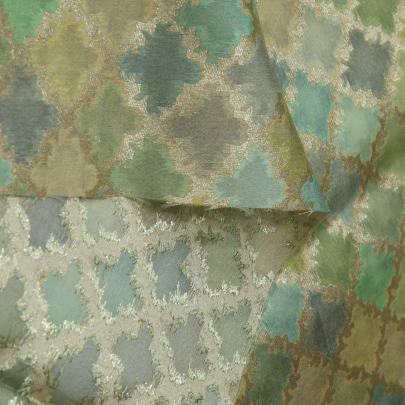 Banarasi Chiniya Silk Light Green/ Pure Banarasi fabrics