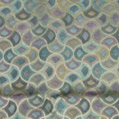 Banarasi Chiniya Silk Light Purple & Sky Blue/ Pure Banarasi fabrics