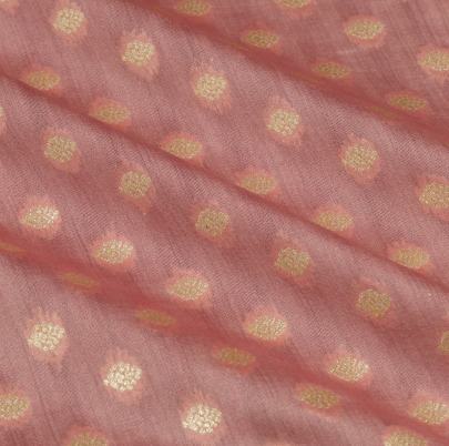 Banarasi Chiniya Silk Peach/