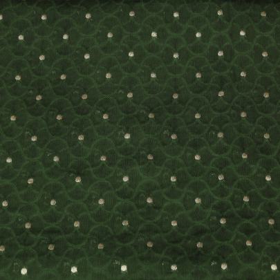 Banarasi Chiniya Silk Self Weaving With Golden Dots Motifs Mahendi Green/ Pure Banarasi fabrics