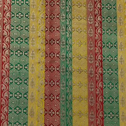 Banarasi Multi-Colour Lining/ Pure Banarasi fabrics