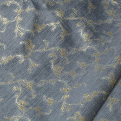 Banarasi Munga Silk Grey/ Pure Banarasi fabrics