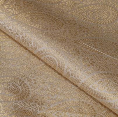 Banarasi brocade fabric ( Dyeable )