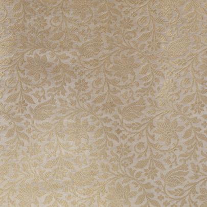 Banarasi brocade fabric ( Dyeable ) Pure Banarasi fabrics