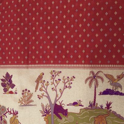 Banarasi paithani daman work fabric Pure Banarasi fabrics