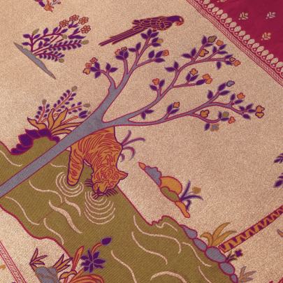 Banarasi paithani daman work fabric Pure Banarasi fabrics