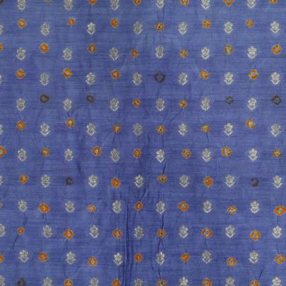 Chiniya silk bandhej with golden zari work fabric Banarasi Bandhej 