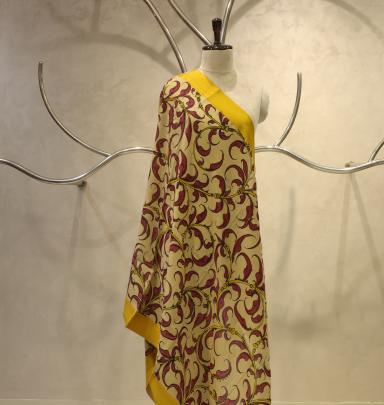 Handpainted kalamkari duppata
