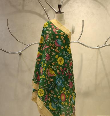 Handpainted kalamkari duppata