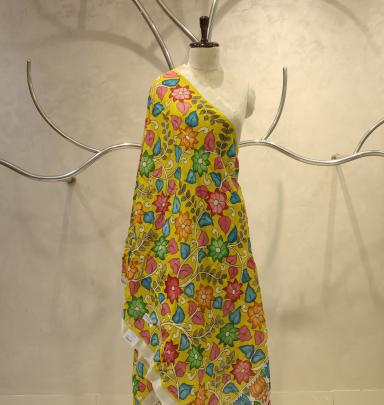 Handpainted kalamkari duppata