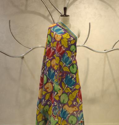 Handpainted kalamkari duppata