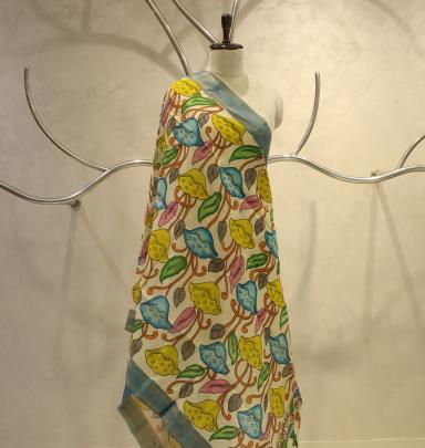 Handpainted kalamkari duppata Handpainted duppatas