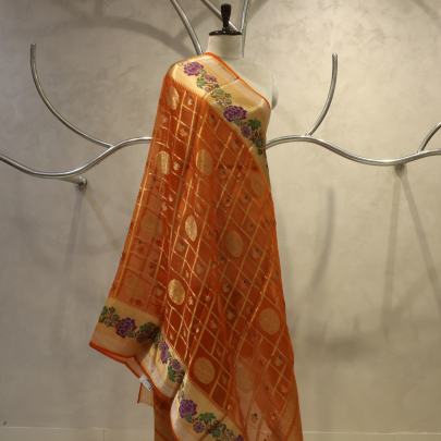 Kota Silk Meenakari Work Duppata 