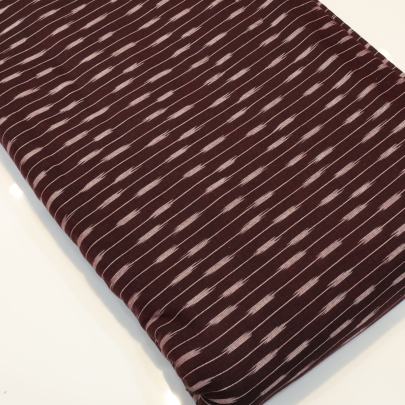 Marcerized Cotton ikkat fabric