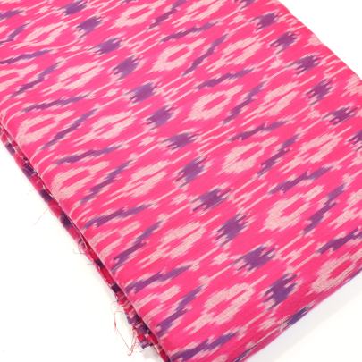 Marcerized Cotton ikkat fabric