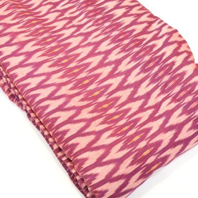 Marcerized Cotton ikkat fabric