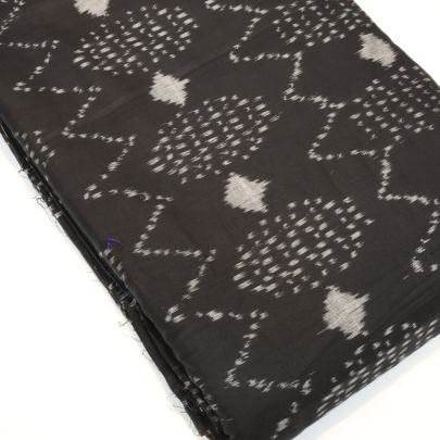 Marcerized Cotton ikkat fabric