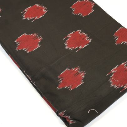 Marcerized Cotton ikkat fabric