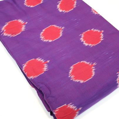 Marcerized Cotton ikkat fabric