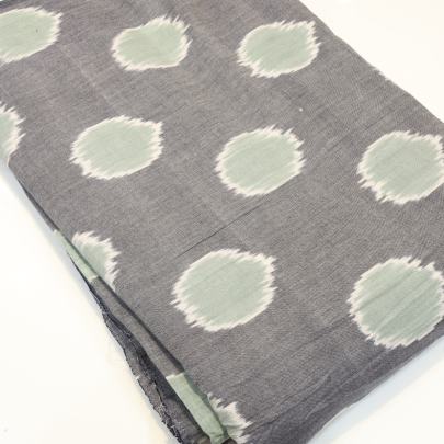 Marcerized Cotton ikkat fabric