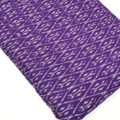 Marcerized Cotton ikkat fabric
