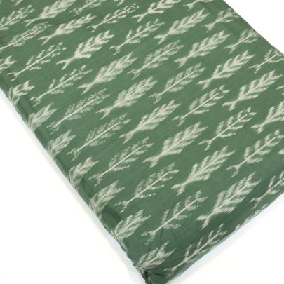 Marcerized Cotton ikkat fabric