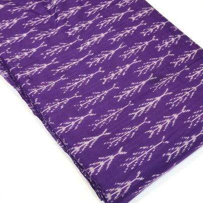 Marcerized Cotton ikkat fabric