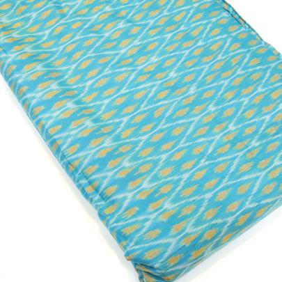 Marcerized Cotton ikkat fabric