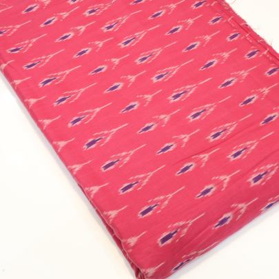 Marcerized Cotton ikkat fabric