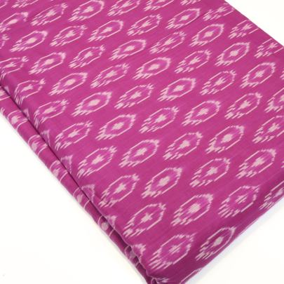 Marcerized Cotton ikkat fabric