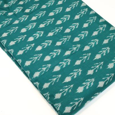 Marcerized Cotton ikkat fabric