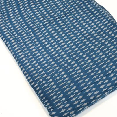 Marcerized Cotton ikkat fabric