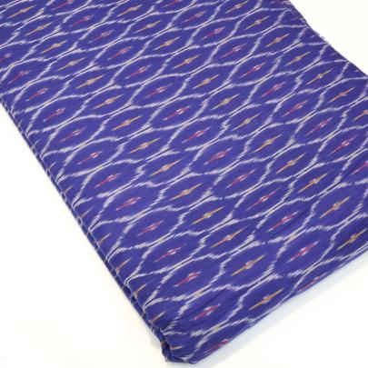 Marcerized Cotton ikkat fabric