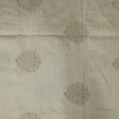 Munga Silk with Golden & Silver Embroidery Butta work fabric Pure Banarasi fabrics