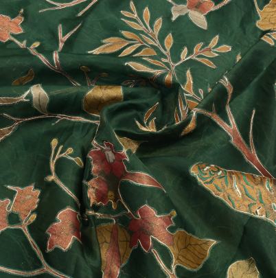 Organza applique work fabric