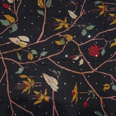 Printed Munga silk fabric Printed Silk fabrics