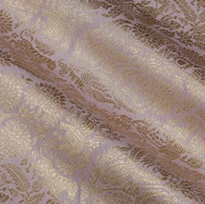 Pure handwoven banarasi brocade fabric/