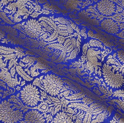 Pure handwoven banarasi brocade fabric/