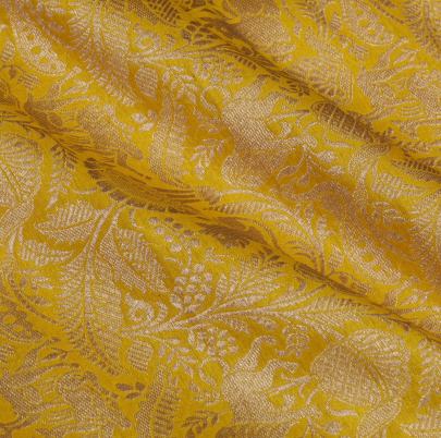 Pure handwoven banarasi brocade fabric/