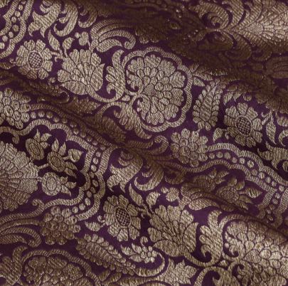 Pure handwoven banarasi brocade fabric/ Banarasi Brocade