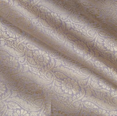 Pure handwoven banarasi brocade fabric/