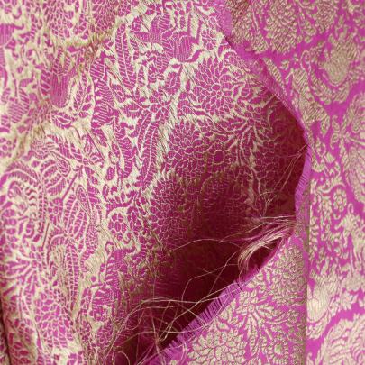Pure handwoven banarasi brocade fabric/ Banarasi Brocade