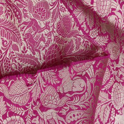 Pure handwoven banarasi brocade fabric/ Banarasi Brocade