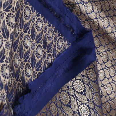 Pure handwoven banarasi brocade fabric/ Pure Banarasi fabrics