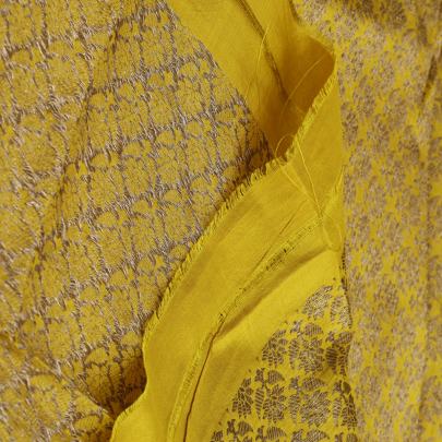 Pure handwoven banarasi brocade fabric/ Banarasi Brocade