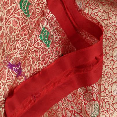 Pure handwoven banarasi brocade fabric/ Banarasi Brocade
