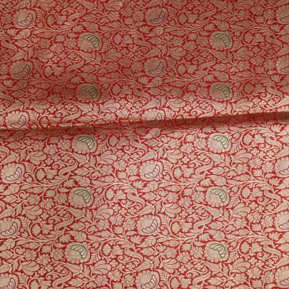 Pure handwoven banarasi brocade fabric/ Banarasi Brocade