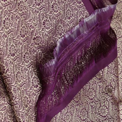 Pure handwoven banarasi brocade fabric/ Banarasi Brocade