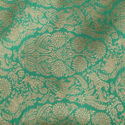 Pure handwoven banarasi brocade fabric/ Pure Banarasi fabrics